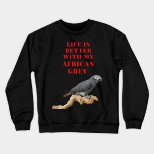 African Grey parrot Shirt Crewneck Sweatshirt